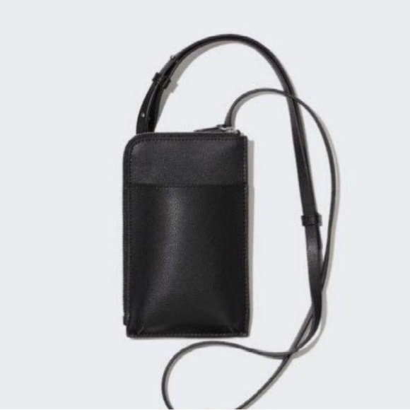 Uniqlo WOMEN'S FAUX LEATHER WALLET MINI SHOULDER BAG - Picture 2 of 6